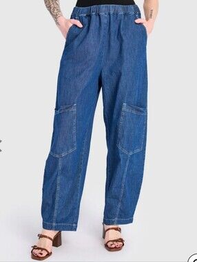 Alembika Denim Papaya Relaxed Pants Blue Size 1
